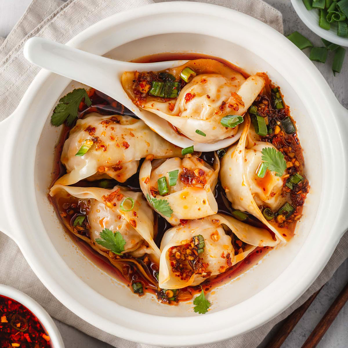 Spicy Wontons